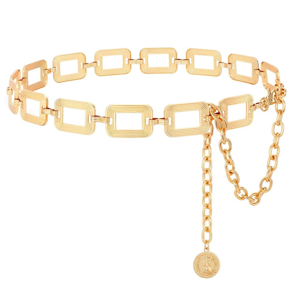 9275 Chain Belts For Women Fashion Gold/silver Waist Chains Belt Dresses